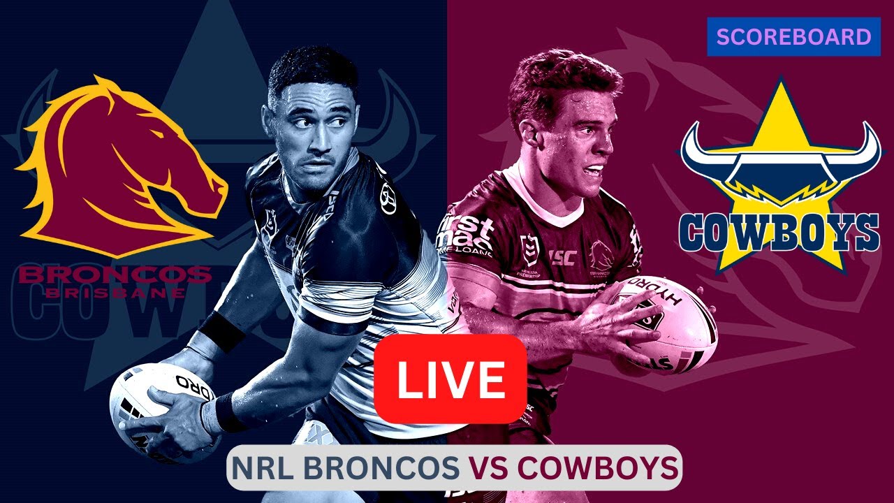 Broncos Vs Cowboys LIVE Score UPDATE Today NRL Pre-season Trials Rugby ...