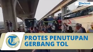 Begini Kata Polisi soal Video Viral Pekerja Protes Penyekatan Jalur Mudik di Gerbang Tol Cikarang