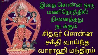 இதை சொன்ன ஒரு மணி நேரத்தில் நினைத்தது நடக்கும் சக்தி வாய்ந்த வாராஹி மந்திரம்