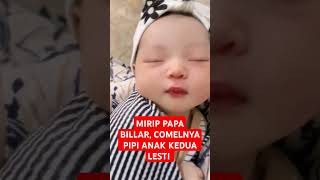 MIRIP PAPA BILLAR, COMELNYA PIPI ANAK KEDUA LESTI