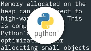 Releasing memory in Python