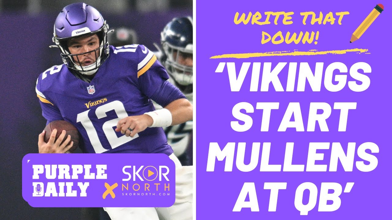 Minnesota Vikings Predictions: Jaren Hall, Nick Mullens And More - YouTube