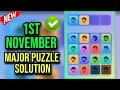 1 November Major puzzle durov Solved Today |Major Daily combo card 1 November |Major Puzzle Solution