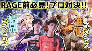 【Shadowverse】RAGE前必見！結晶Bvs進化Nm　プロによる対戦動画#15【HOR/ミスタルシアの英雄】