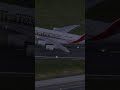 emirates airbus a380 takeoff worldofairports emiratesa380 airbusa380 takeoff emirates shorts