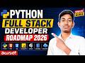 Python Full Stack Developer Roadmap 2026 🚀 Complete Guide for Beginners | Salary, Skills & Jobs