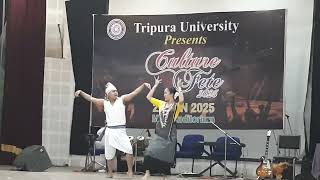 Tripuri girl rock at Cultural fest| Rocky murasing ||Tripura University|| 22 Jan 2025