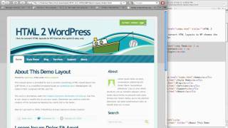 WordPress Tutorial: Customizing Header 3/4 [HTML 2 WordPress screencast]