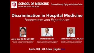 Discrimination in Hospital Medicine: Perspectives and Experiences