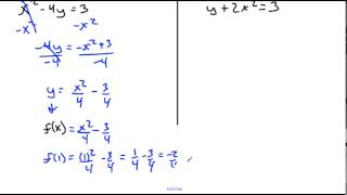 3.6 Example 6 Writing Equations in Function Notation