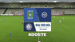 KOOSTE: Tampere United – HJS / Nousukarsinta Ykköseen - 2. osa / 20.10.2024 / Tammelan Stadion