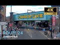 London Bus Ride, Route 24, Double Decker, 4K Virtual Tour