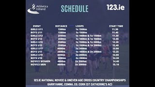 123.ie National Novice and Uneven Age Group Cross Country, Garryanne, Conna, Co Cork