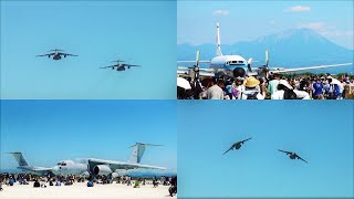 【航空自衛隊美保基地航空祭2017】第3輸送航空隊所属機 展示飛行 (T-400、YS-11、C-1、C-2)