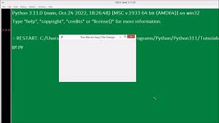 Change Title Bar Heading In A Tkinter GUI