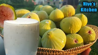 Healthy Juice recipe in tamil | அத்திப்பழம் ஜூஸ் | Athi Pazham Milkshake | Fig Milkshake recipe