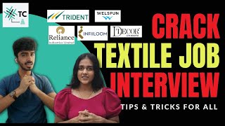 Crack Textile Job Interview | Placement Tips| Process Explained| Grab Best Package!