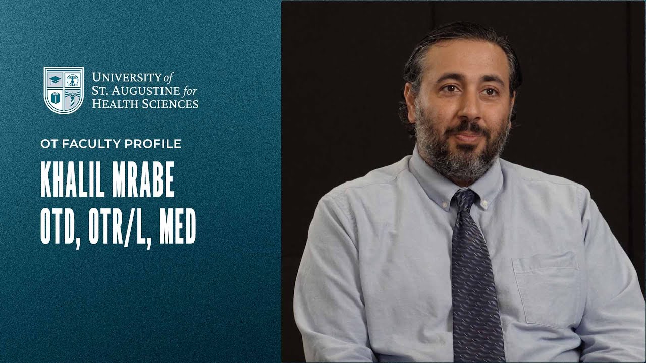 Khalil Mrabe - OTD, OTR/L, MED - OT Faculty Profiles, USAHS - YouTube