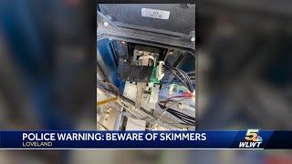 The skimmer scam is back. Two credit card stealing devices found by Loveland police