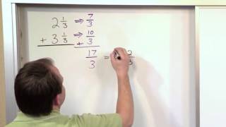 Lesson 6 - Adding Mixed Numbers, Method 2 (5th Grade Math)