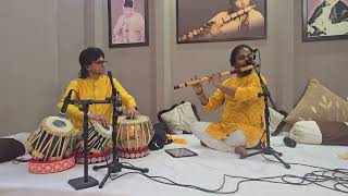 Ustad Athar Hussain Khan On Tabla Live With Young Flute Maestros  Ritesh Prasanna