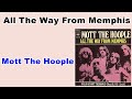 【Karaoke】 Mott The Hoople / All The Way From Memphis