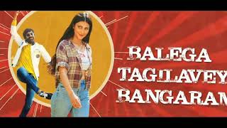 Balega Tagilavey Bangaram lyrics WhatsApp Status !! Krack !! Raviteja , Shruti Hassan