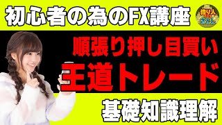 【FX初心者講座】王道トレード知識  順張り押し目買いの基本理解【投資家プロジェクト億り人さとし】