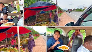 KRISHNAGIRI HIGHWAY MANGO SHOP | GOING TO OUR NATIVE PLACE | TRAVEL VLOG