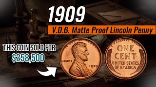 The Story Behind the USA 1909 V D B  Matte Proof Lincoln Penny