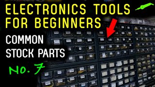 🔴 Electronics Tools For Beginners - No.7 - Common Parts - No.1008