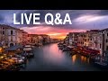 Serge Ramelli Live Stream Q and A Travel landscapes