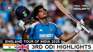 India vs England 2nd ODI Highlights 2025 | IND vs ENG 2nd ODI 2025 Full Match Highlights