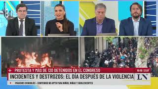 El día después: destrozos en comercios del Congreso; pérdidas millonarias