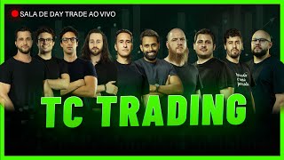 Day Trade AO VIVO - TC Tranding Mini Indice, Mini Dólar, Bitcoin e Ações - TC Trading 24/02/2025