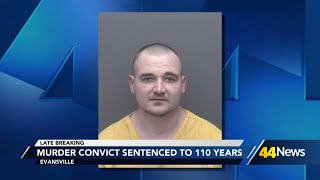 Evansville man convicted of two murders sentenced to 110 years