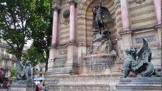 Saint Michel Fountain Paris France