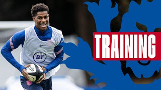 Rugby Warm Up & Trent vs Dier In A 1v1 Shooting Challenge | Inside Training | England