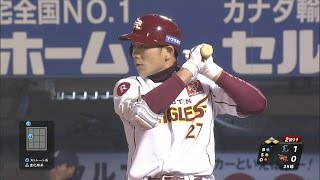 【プロ野球パ】取られたら取り返す！岡島が逆転の2点タイムリー  2015/03/31 E-L