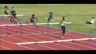 **110 Meter hurdles Heats ALL INDIA INTER UNIVERSITY WOMEN**