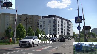 Prezentacja Przejazdu Kolejowego Ul. Fredry Kołobrzeg. Czerwiec 2021