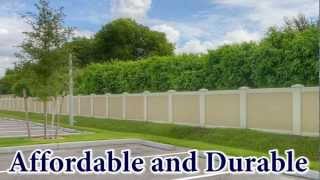 Precast Perimeter Fence are Precast Concrete Fences for Dallas and Austin, Texas
