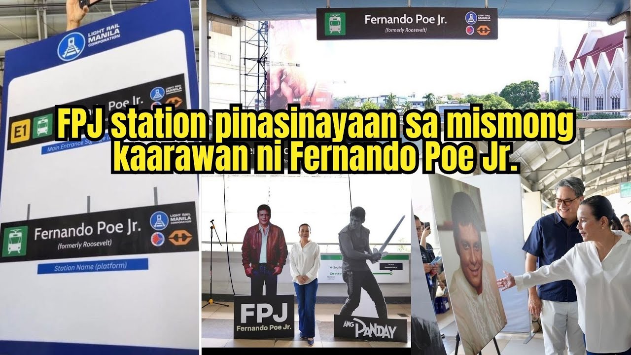 FPJ Station Pinasinayaan Sa Mismong Kaarawan Ni Fernando Poe Jr. - YouTube