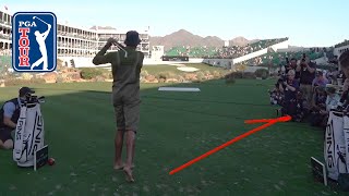 Former Bachelor shanks shot into photographer at WM Phoenix Open