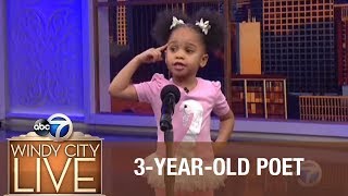 3-year-old blows away audience with poem for Black History Month!