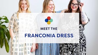 Meet the Franconia Dress! Cashmerette Club sewing pattern for July 2023