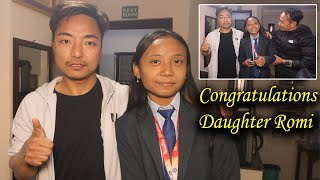 Congratulations Daughter Romi Limbu || झण्डै भावुक बनाइन् ll Biswa Limbu Vlogs