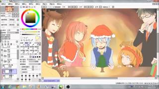 【M.Y棗子實況】SAI繪圖-Merry Crismas and Happy New year!