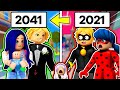 MIRACULOUS LADYBUG MEETS HER FUTURE SELF (Roblox Miraculous MINI-MOVIE 🏠)