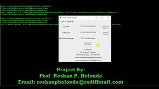 Audio Steganography Using Python Source Code - Message Hide In Audio Python Project Code